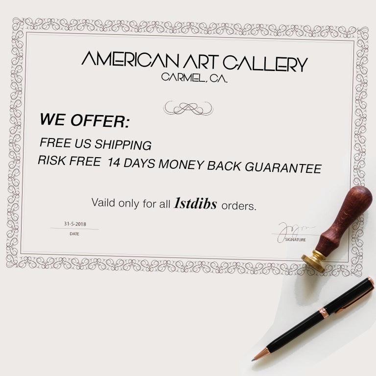 « Ocean Jewels » - Peinture vibrante de la mer bleue - Expressionnisme abstrait multimédia 9