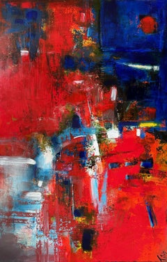 Red Rhapsody - Mary Titus - Abstract Painting