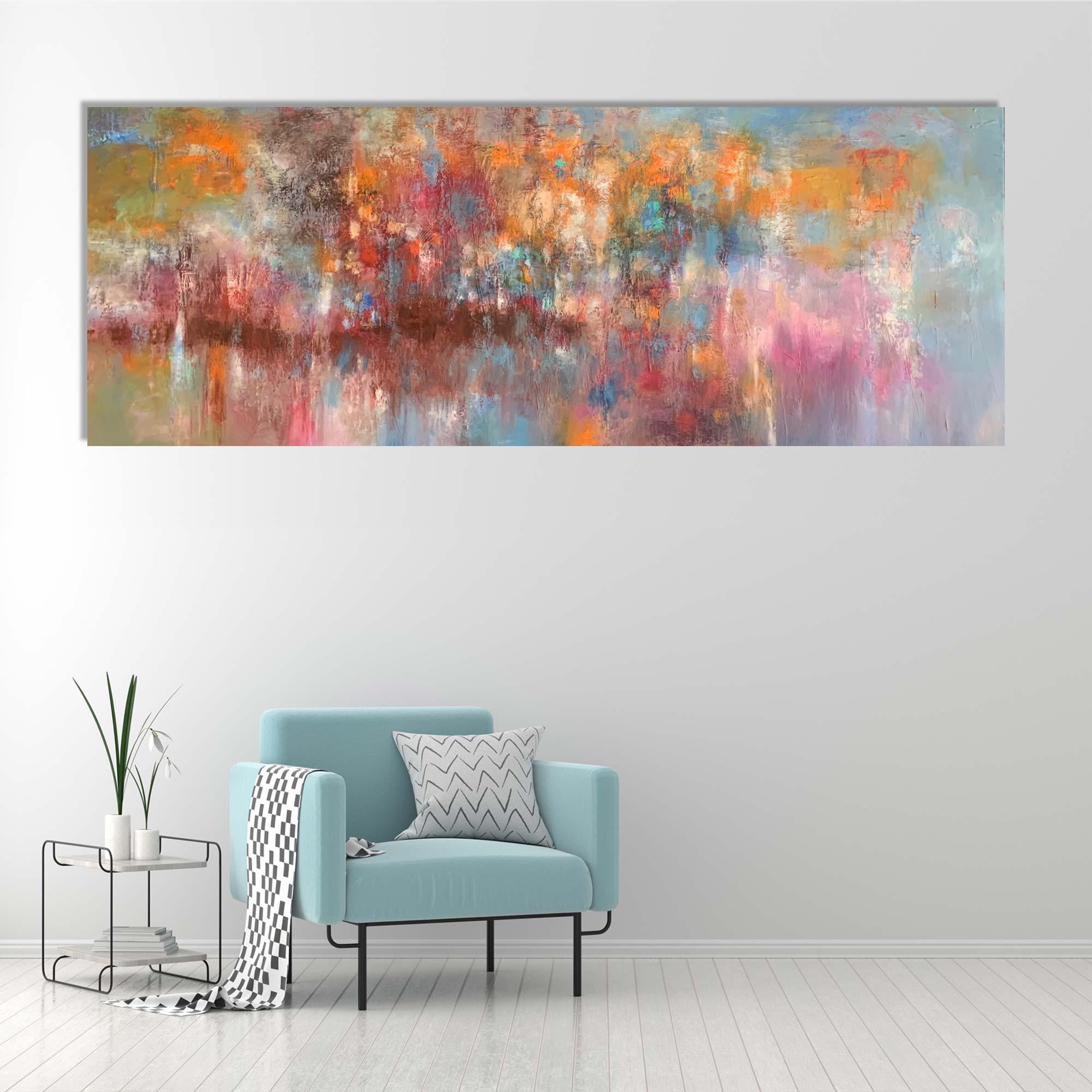 Primavera - Mary Titus - Pintura abstracta - Óleo sobre lienzo 1