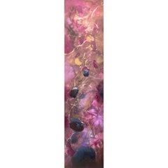 The Purple - Mary Titus - Abstraktes Gemälde - Öl auf Leinwand
