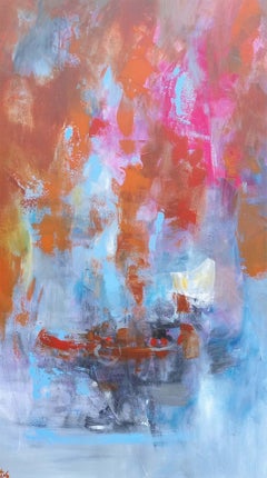 Title Silken Passage - Mary Titus - Abstract Painting - Acrylic On Canvas