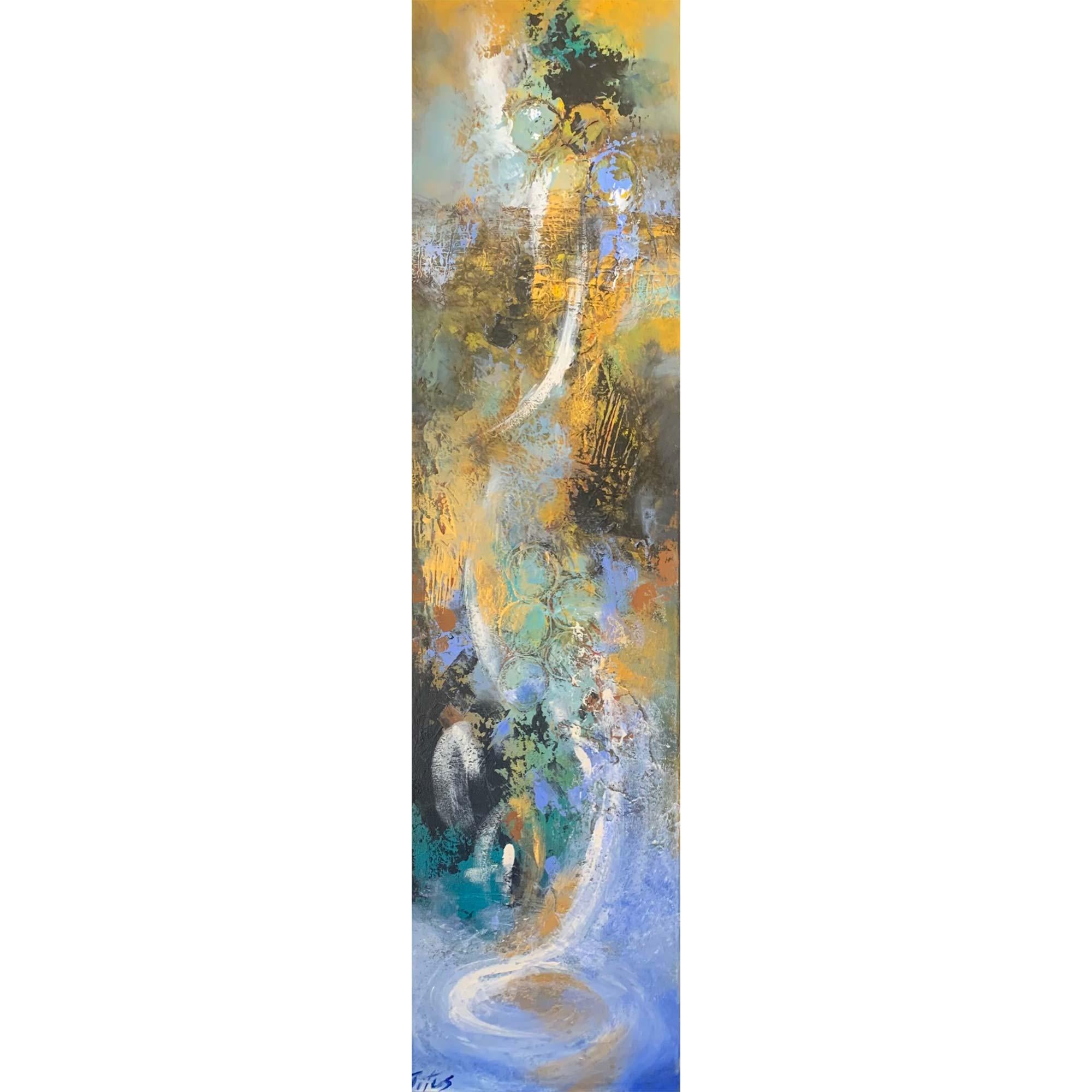 Mary Titus is widely recognized in Carmel, CA, as a top abstract painter.
Artist 
teacher Mary Titus was born in Florida in 1950, she moved to Carmel, California in 1983. 
She was told she was an artist at a very young age. Started selling at age