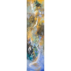 Touching - Mary Titus - Abstract Painting - Mixed Media On Canvas