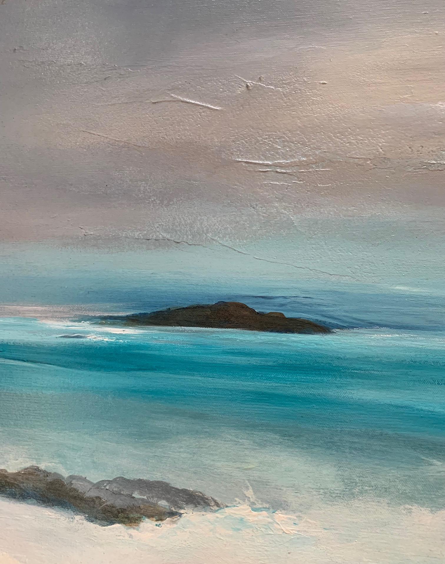 Tree And Ocean Painting - Mary Titus - Abstract Painting - Oil On Canvas 4