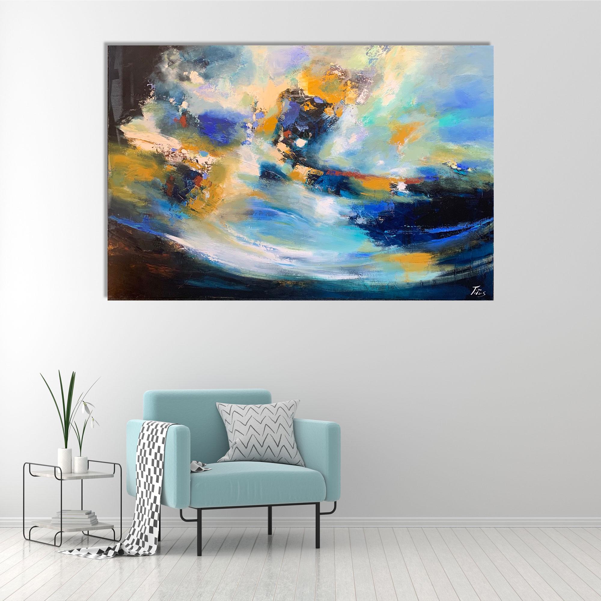 Sans titre - Mary Titus - Peinture abstraite - Huile sur toile 1