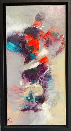 Ohne Titel – Mary Titus – Abstraktes Gemälde – Öl auf Leinwand