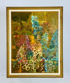 Mary Turnbull "Come Wonder" Signiertes Originalgemälde in Öl und 22k Blattgold, 20.