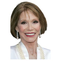 Mary Tyler Moore Earrings With Photos 2.25" Imitation Pearl Dangle Earrings