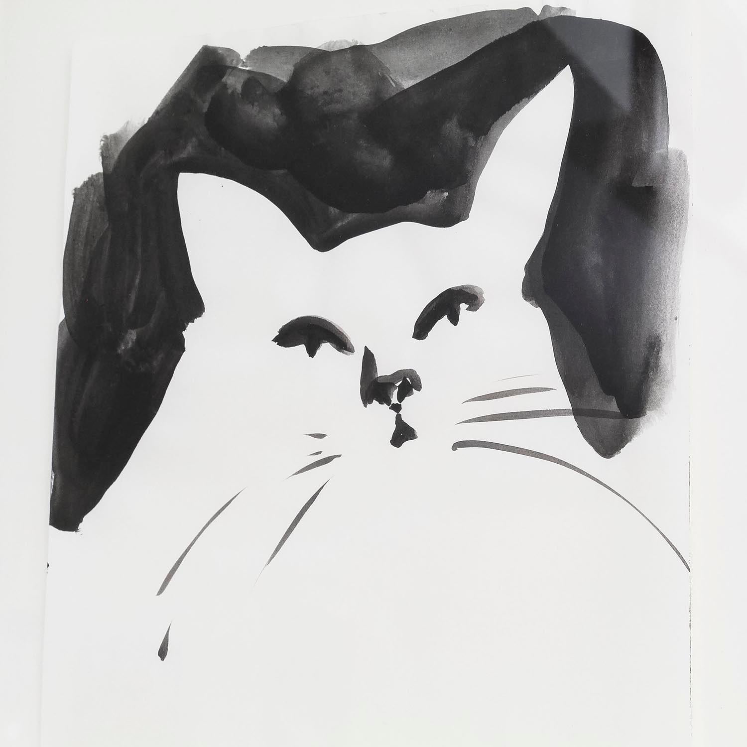 White Cat Painting II by Mary Weatherford (INV# NP4052) For Sale 3