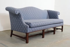 Colonial Chippendale Reproduction Camelback Sofa by Woodmark Inc