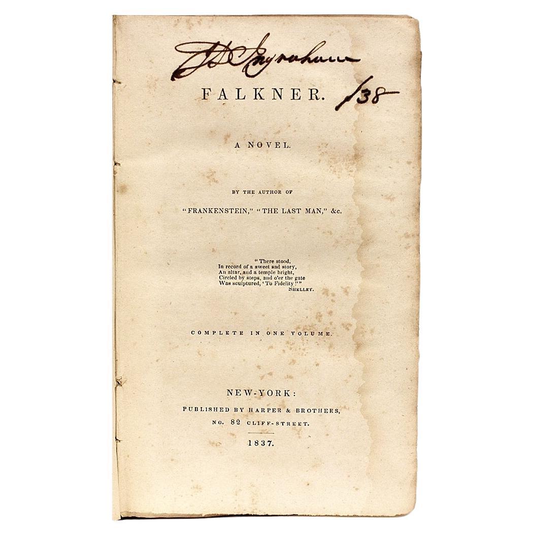 Mary Wollstonecraft Shelley, Falkner a Novel, First American Edition, 1837