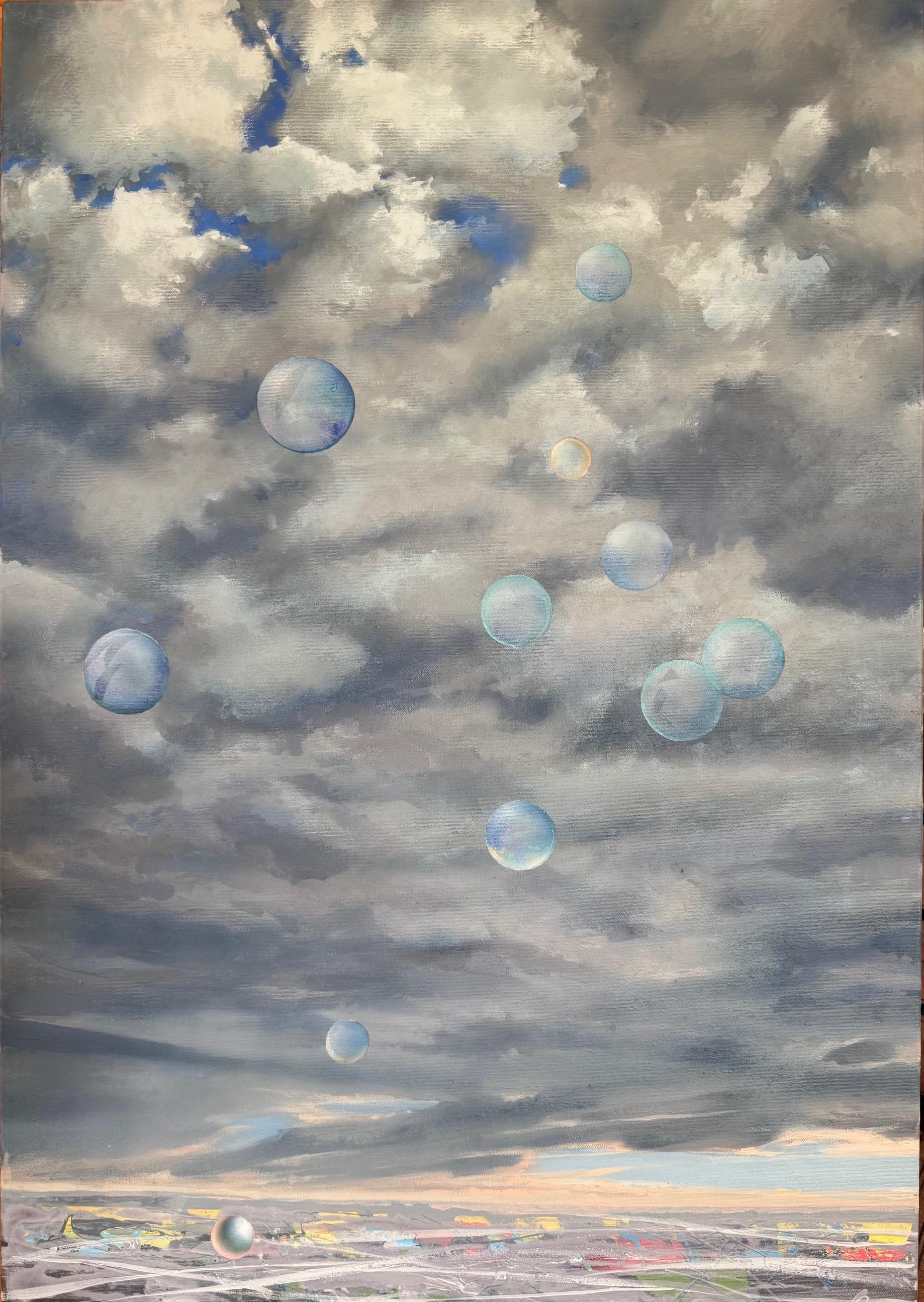 Landscape Painting de Maryan Besaga - "Después de la lluvia 4"