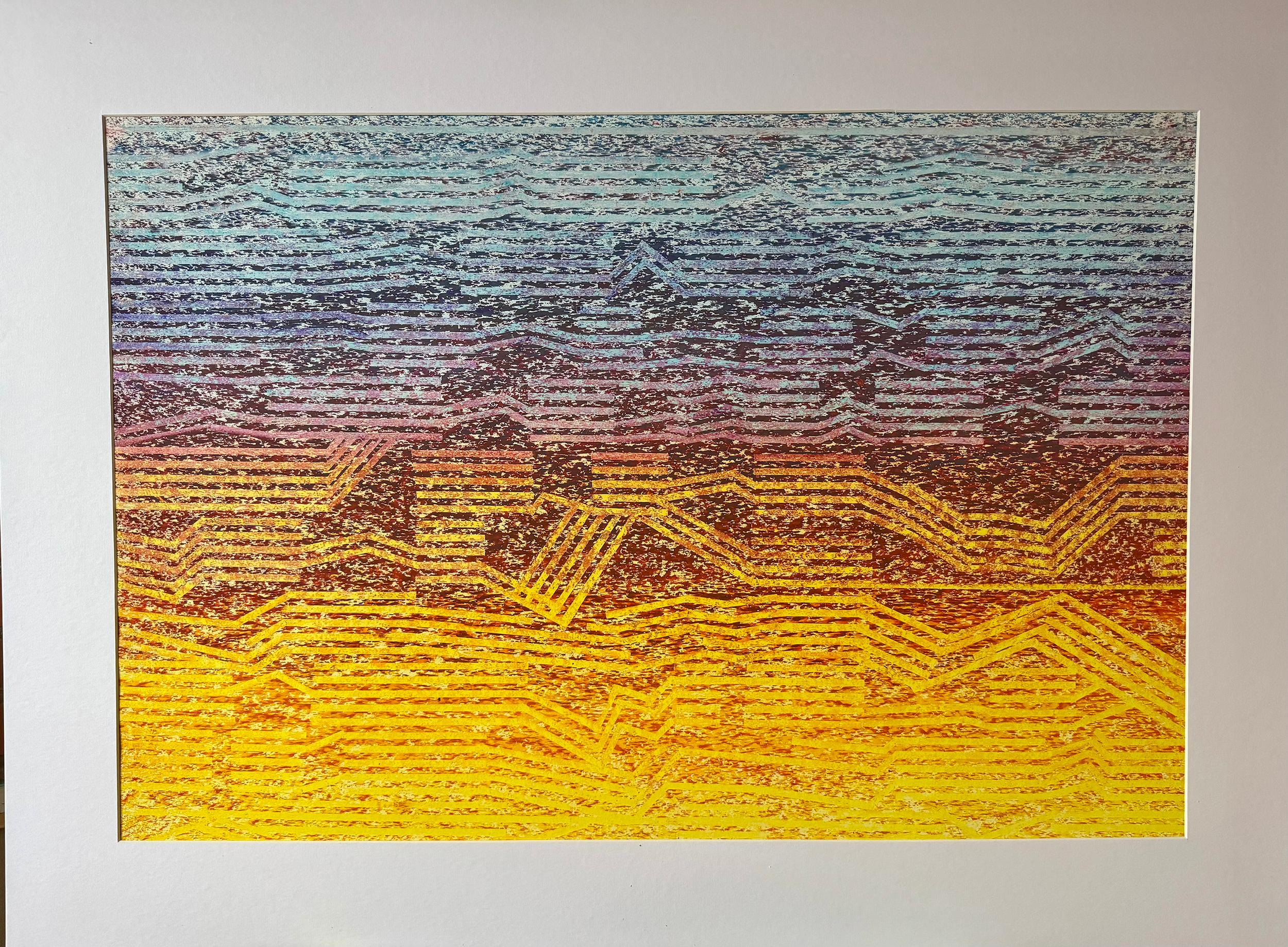 Abstract Painting di Maryan Besaga - "Cosmologia 12"
