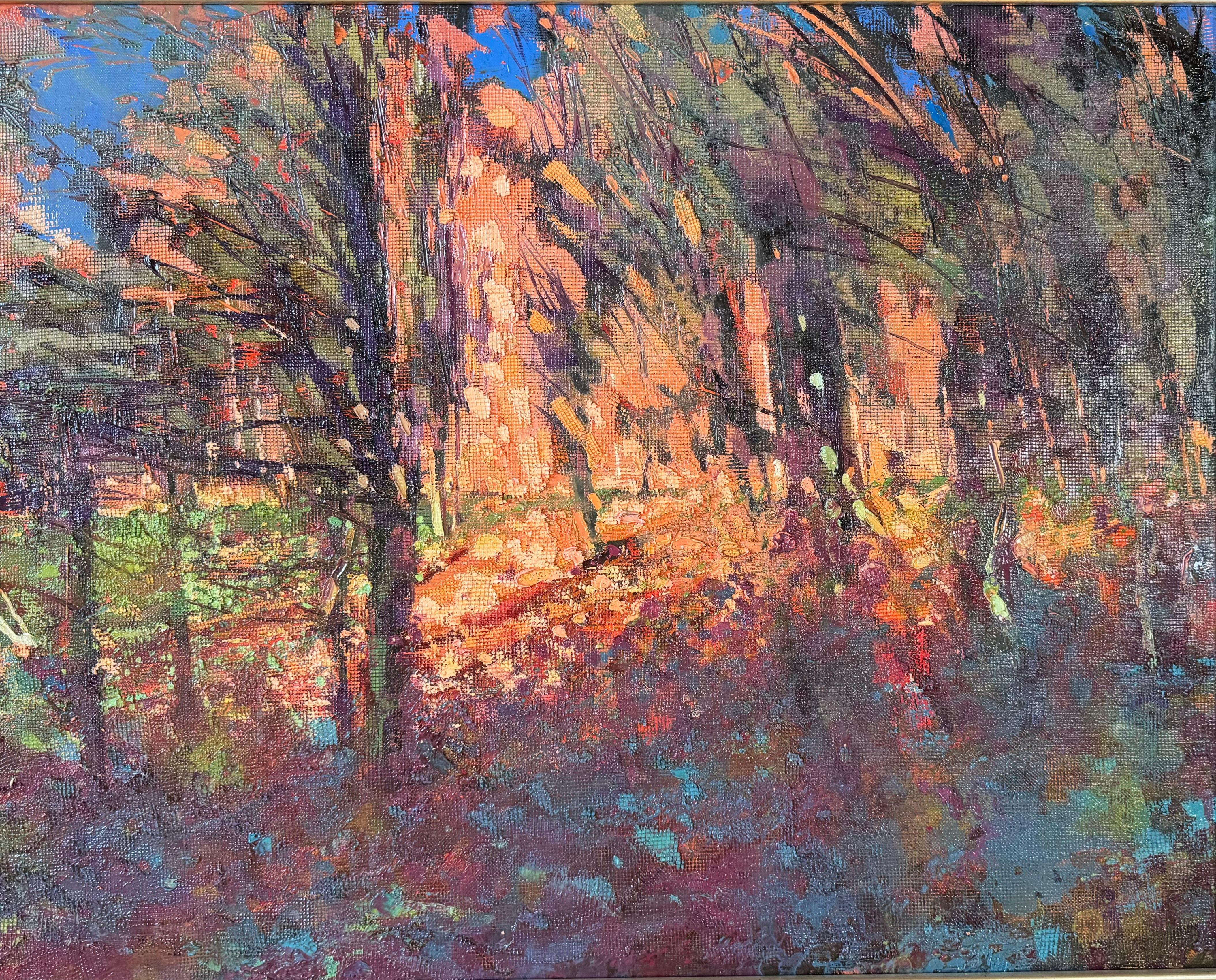 ''Sera'' - Painting Realismo di Maryan Besaga