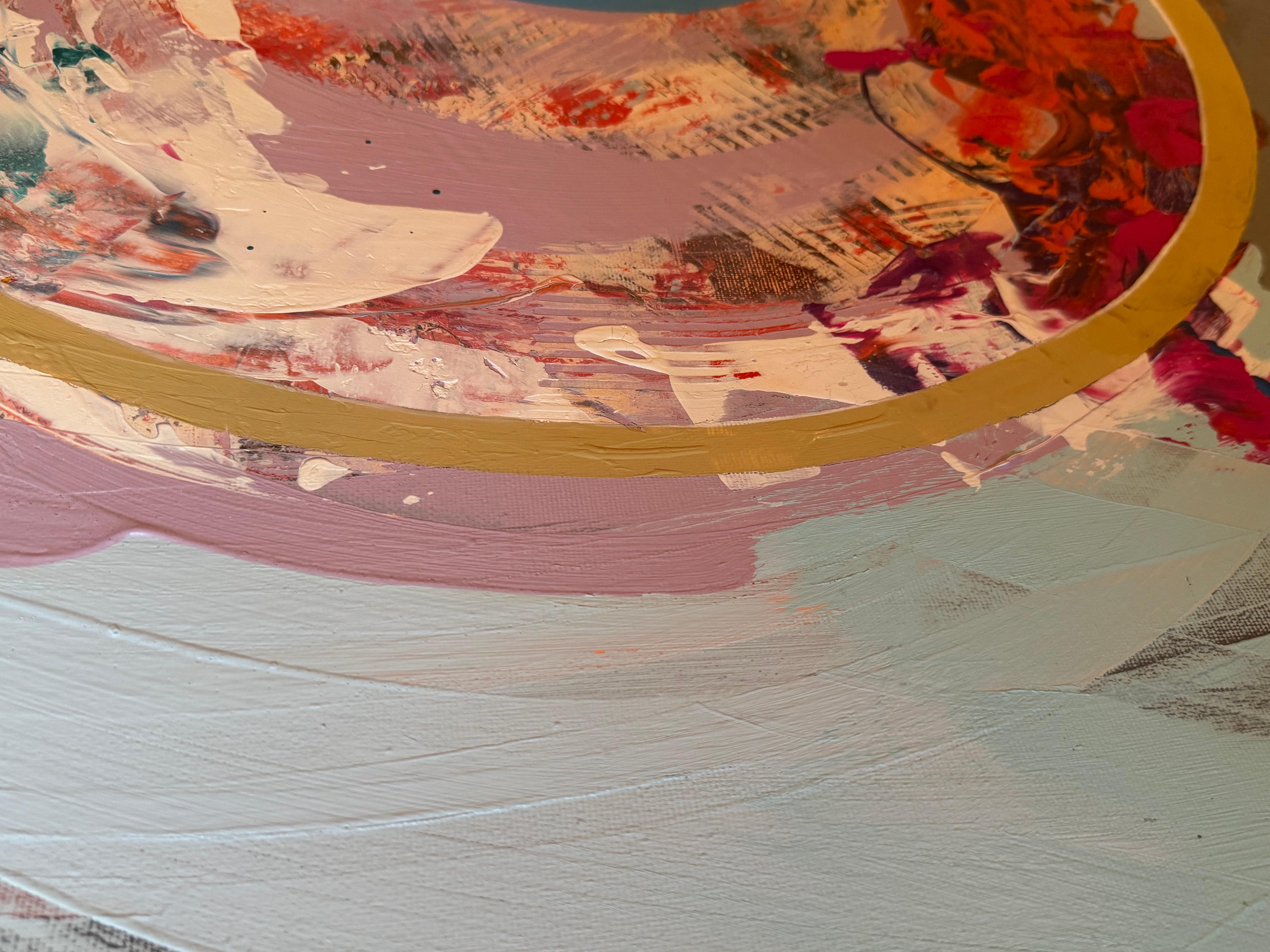 „Prima motus '5“ – Painting von Maryan Besaga
