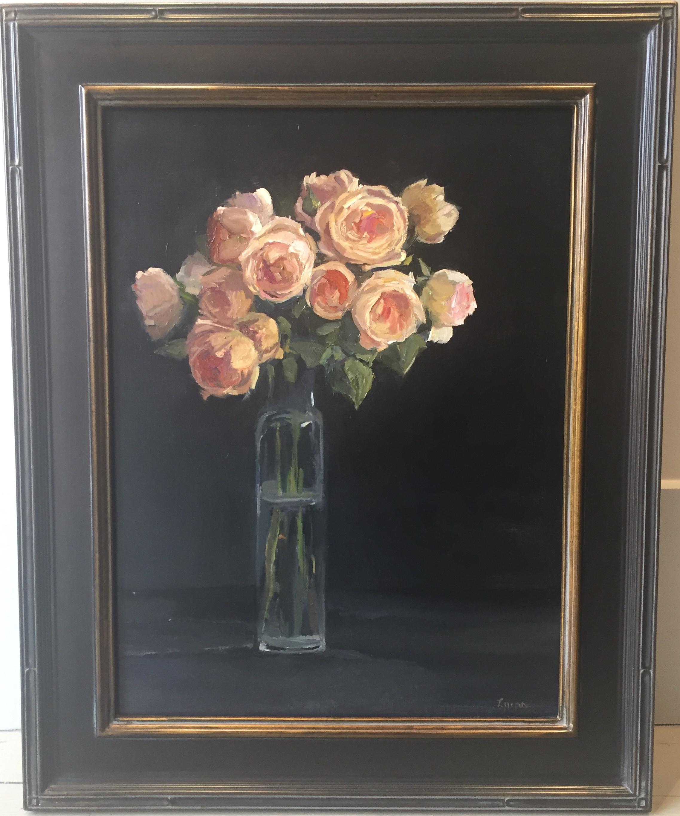 Blushing Bouquet - Painting by Maryann Lucas