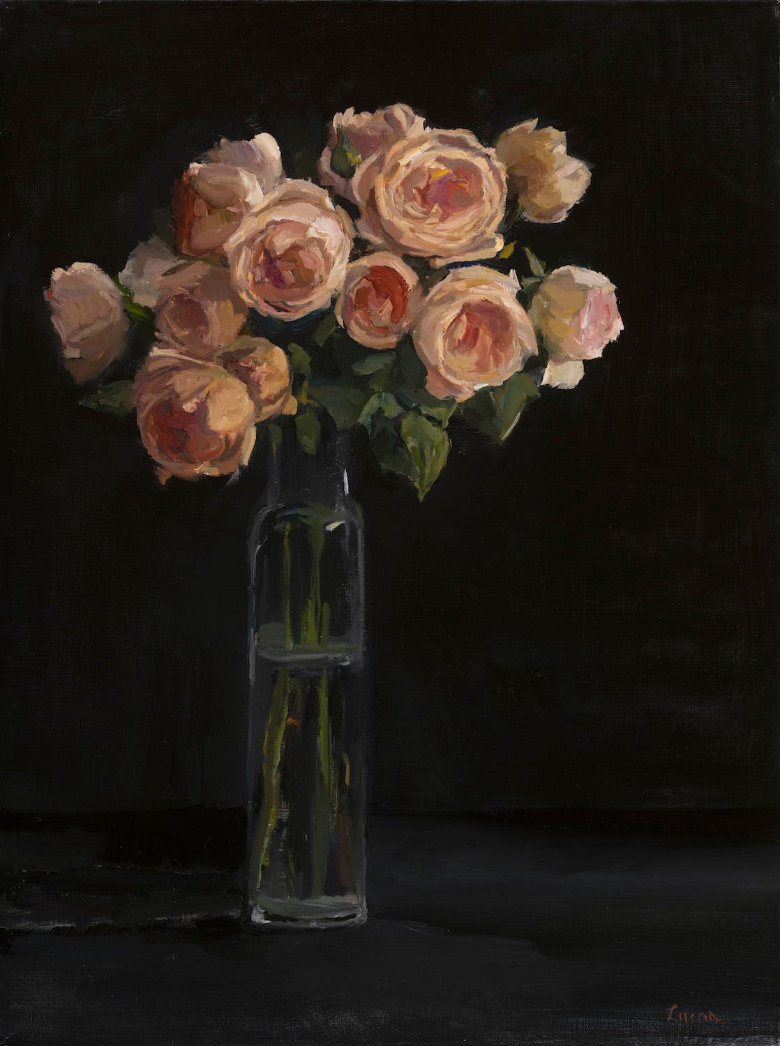 Still-Life Painting Maryann Lucas - Bouquet rougissant