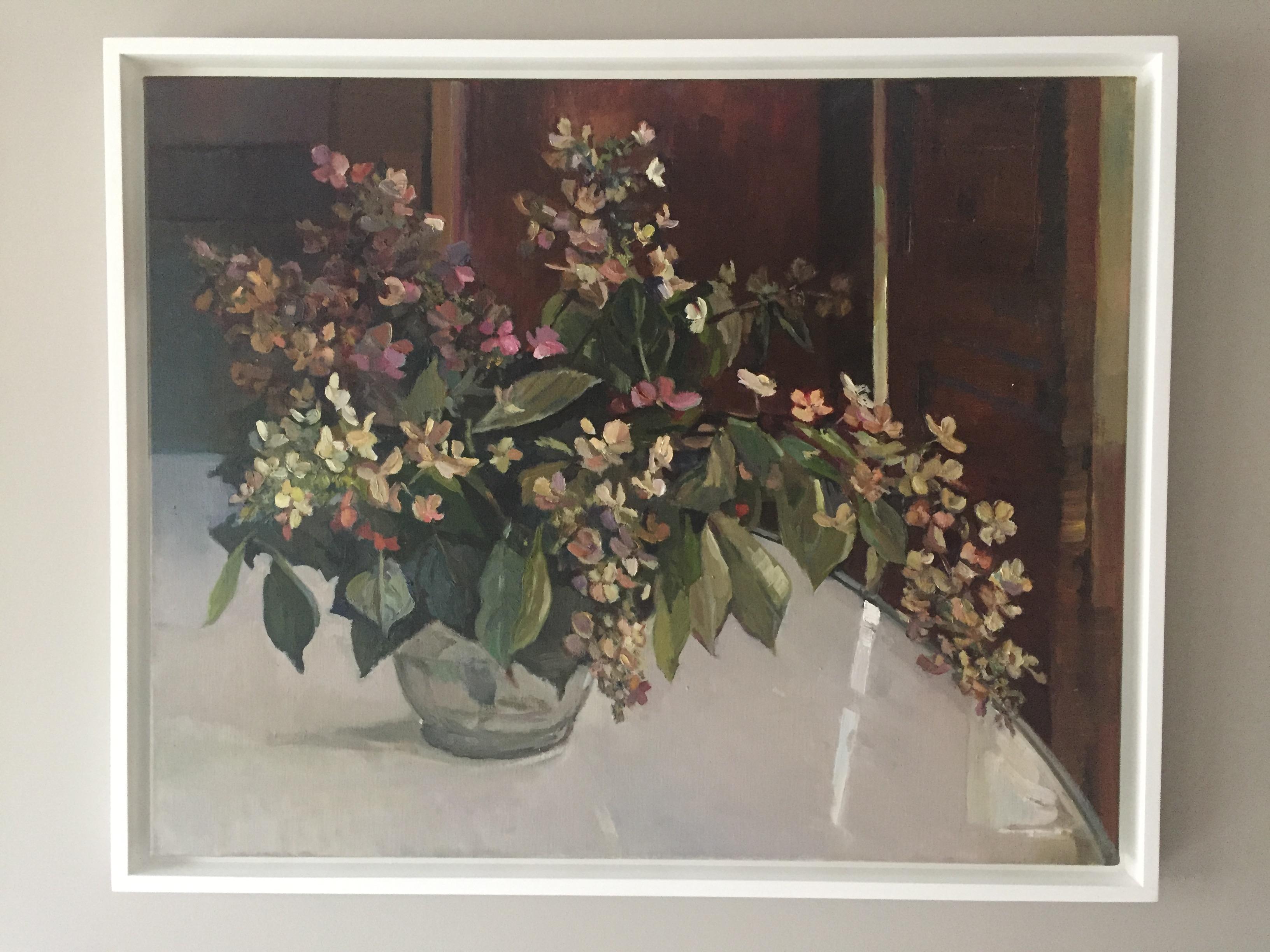 Hydrangea à l'automne - Painting de Maryann Lucas
