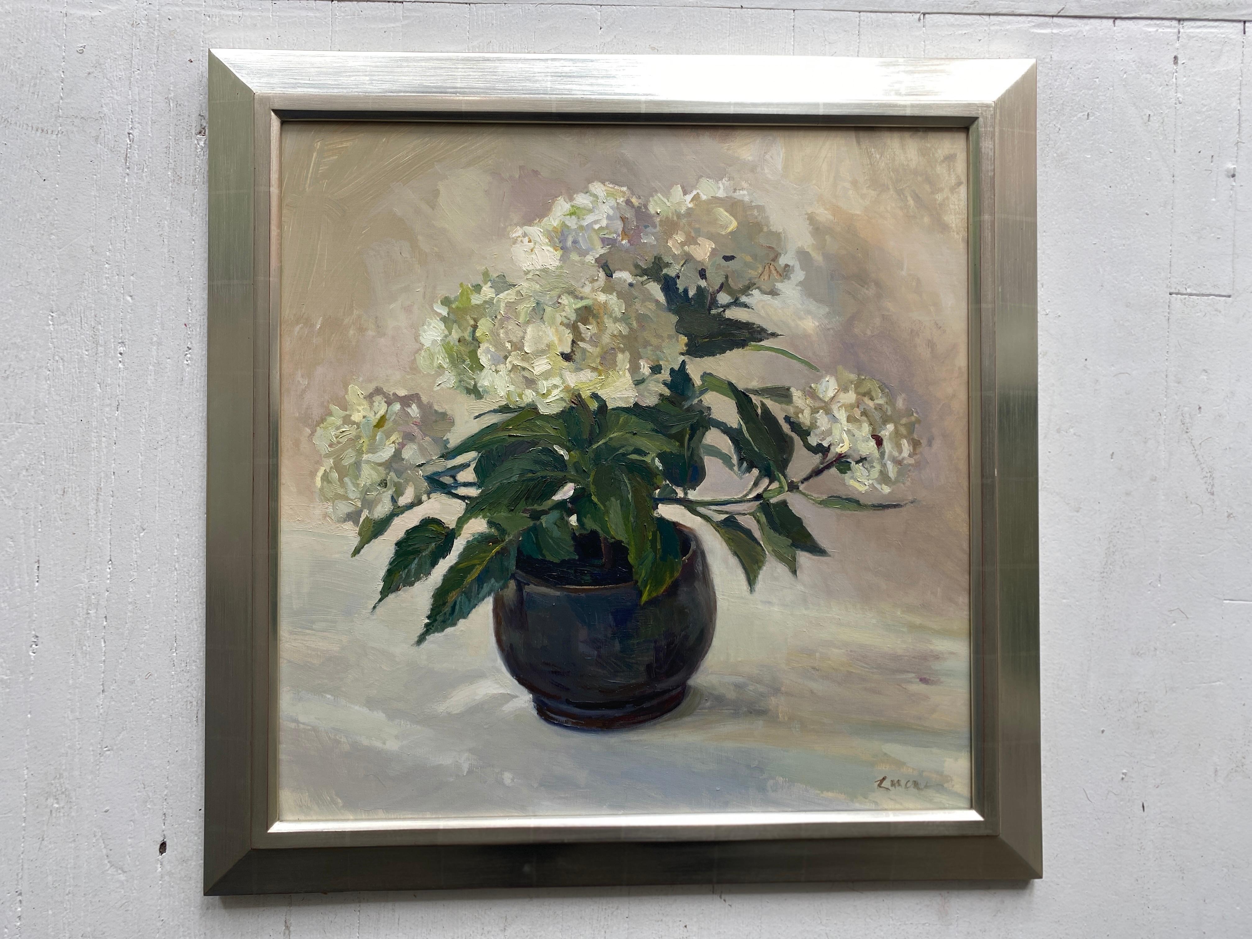 Mother's Day Hydrangea - Painting by Maryann Lucas