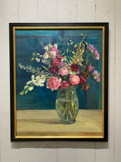 Esplendor en rosa y verde