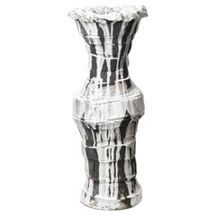 Maryanne Nicholls, Large Black and White Vessel