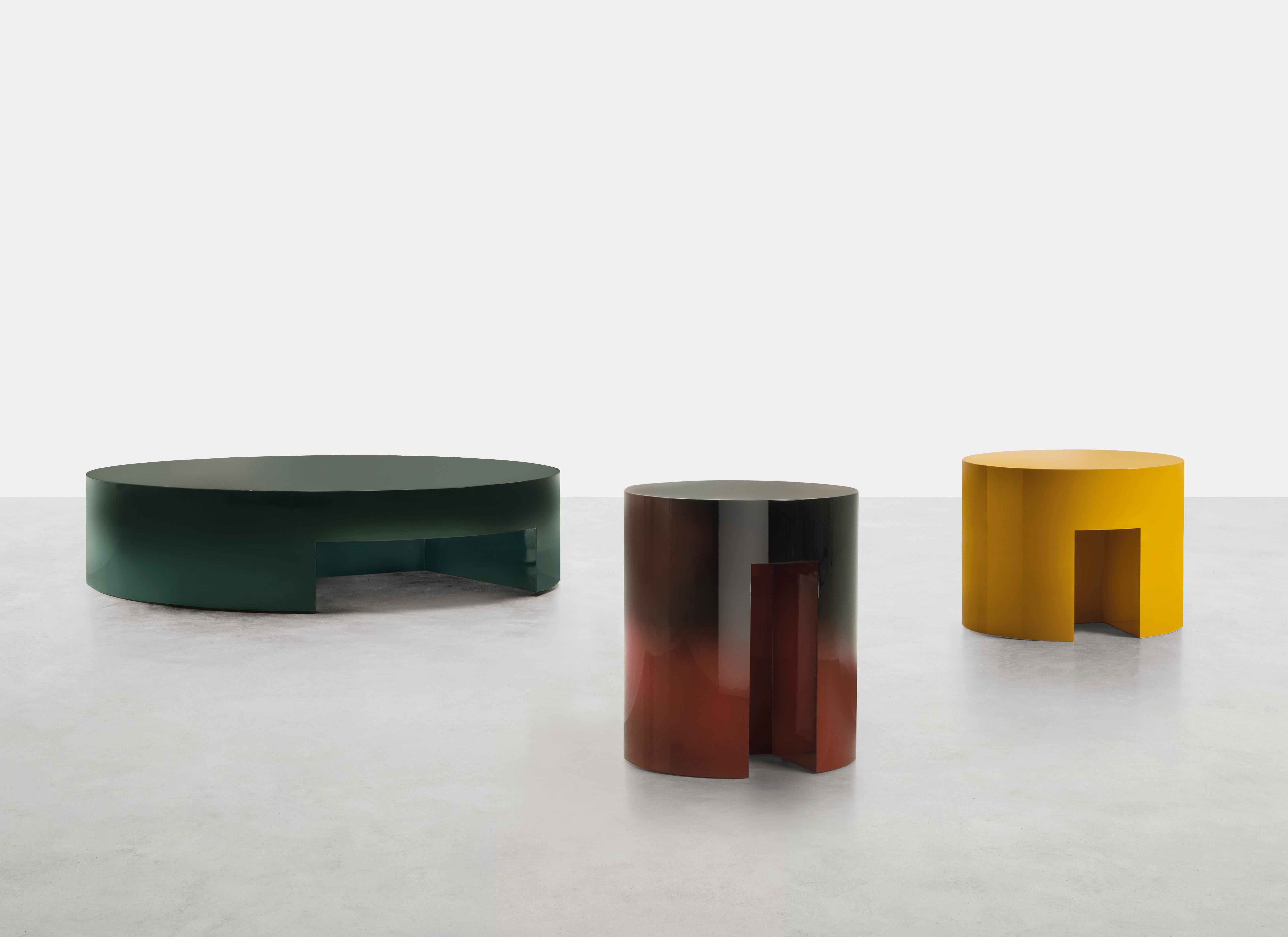 Italian Maryland, monolithic coffee table with slot, Dainelli Studio for Somaschini in vendita