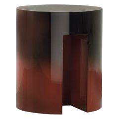 Maryland, monolithic side table with slot, Dainelli Studio for Somaschini, Italy