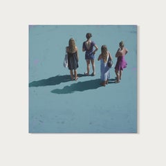 Slightly Dreaming - Marylin Cavin - contemporary every day life people painting