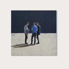 The Hour of light Noises - Marylin Cavin - peinture contemporaine de personnes