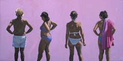 The Hour of light Noises - Marylin Cavin - contemporary people painting