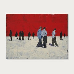 Vast and Flamboyant by Marylin Cavin - acrylic contemporary people painting