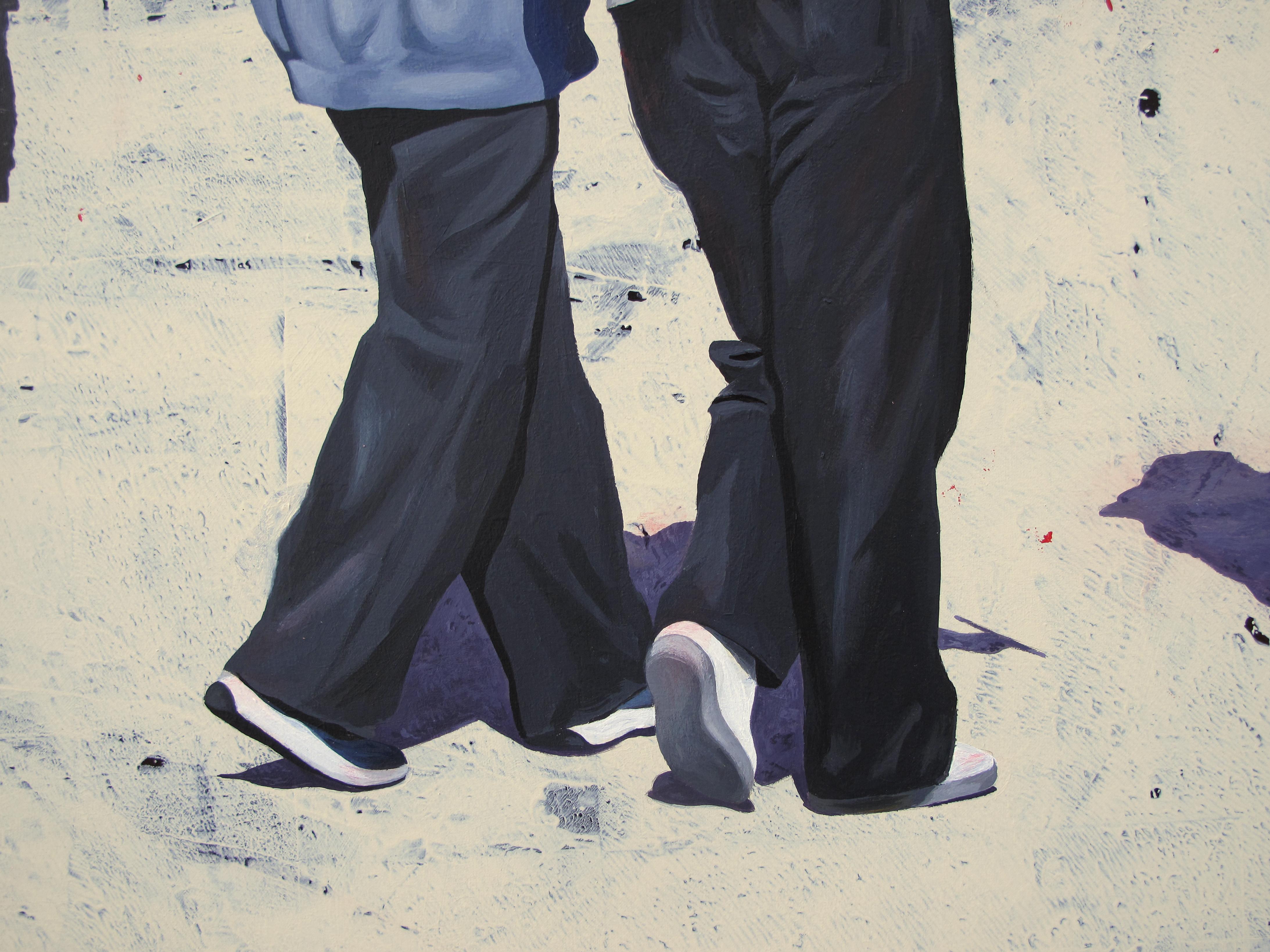 Vast and Flamboyant von Marylin Cavin - Acryl zeitgenössische Menschen Malerei im Angebot 3