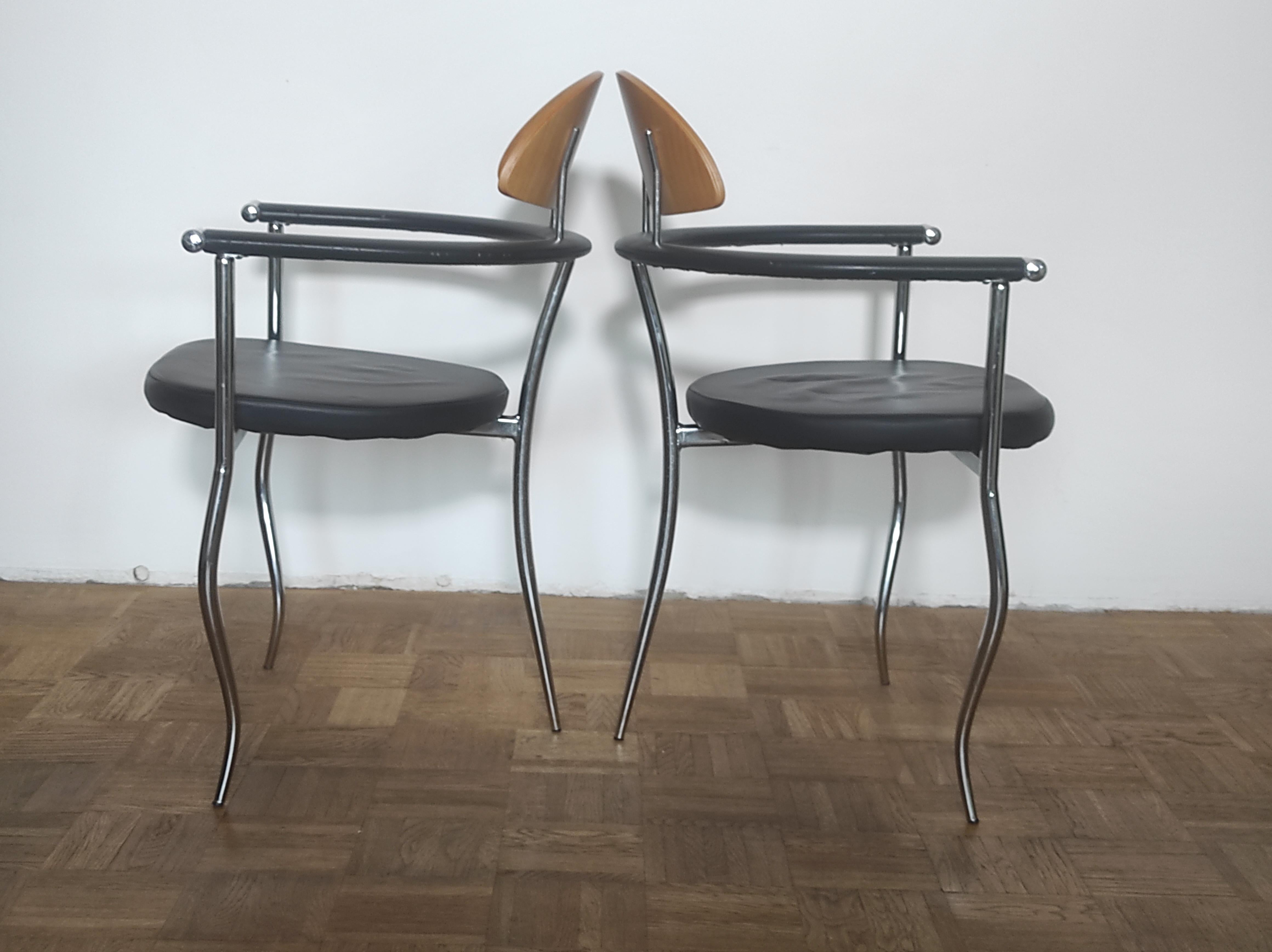Marylin Chair By Arrben Italy 1980s 3