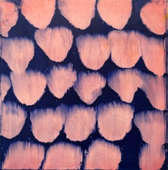 Vibrant, Abstract, Floral Painting 'Poof' by Marylyn Dintenfass
