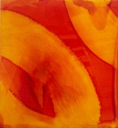 Vibrant, Abstract, Gestural Painting 'Nougat' by Marylyn Dintenfass