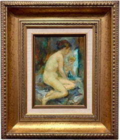 Seated Nude, French Impressionist, Women, Domestic Scene
