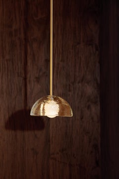Marz Designs, "Aurelia Pendant Light", Cast Glass Pendant Light