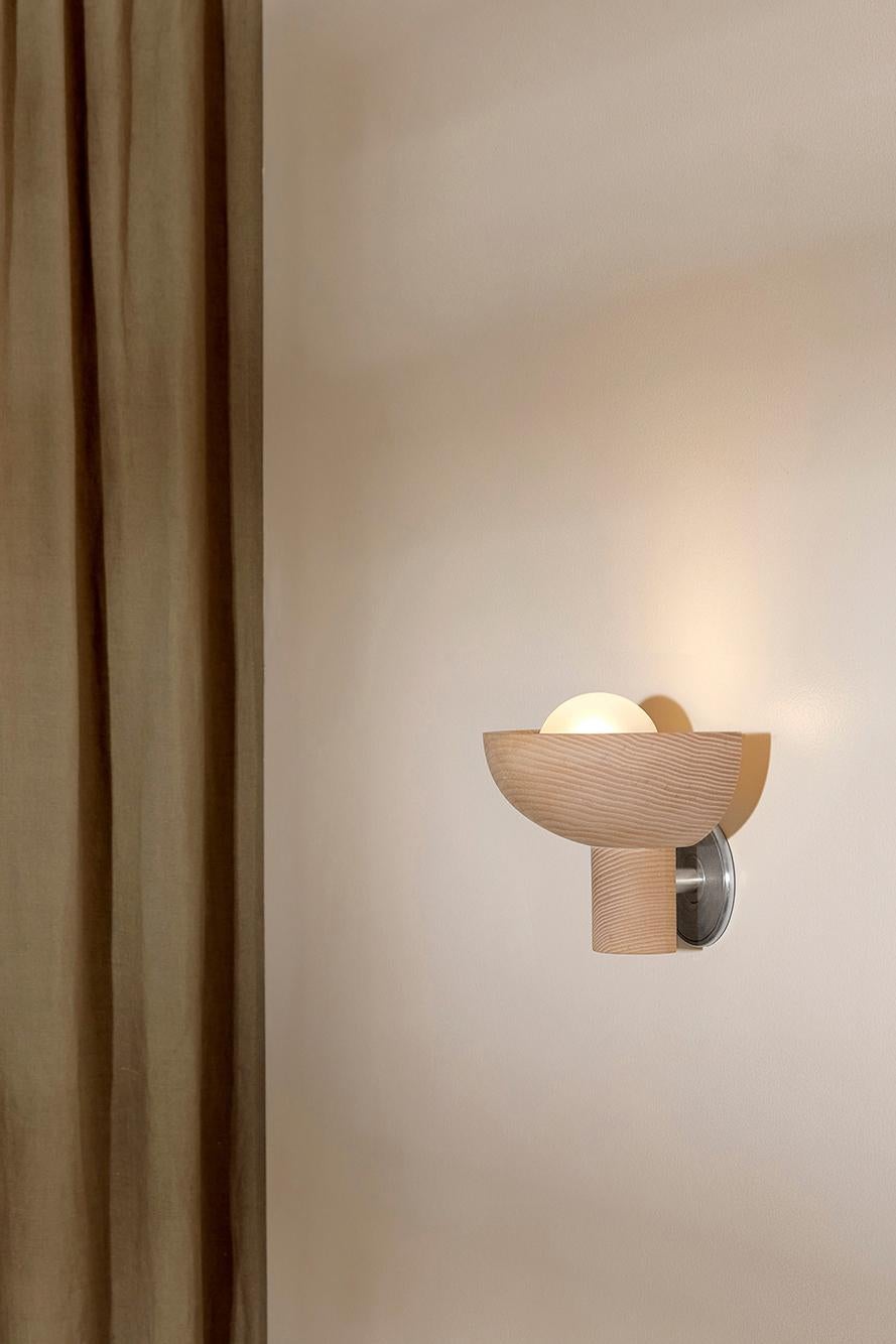timber wall sconce