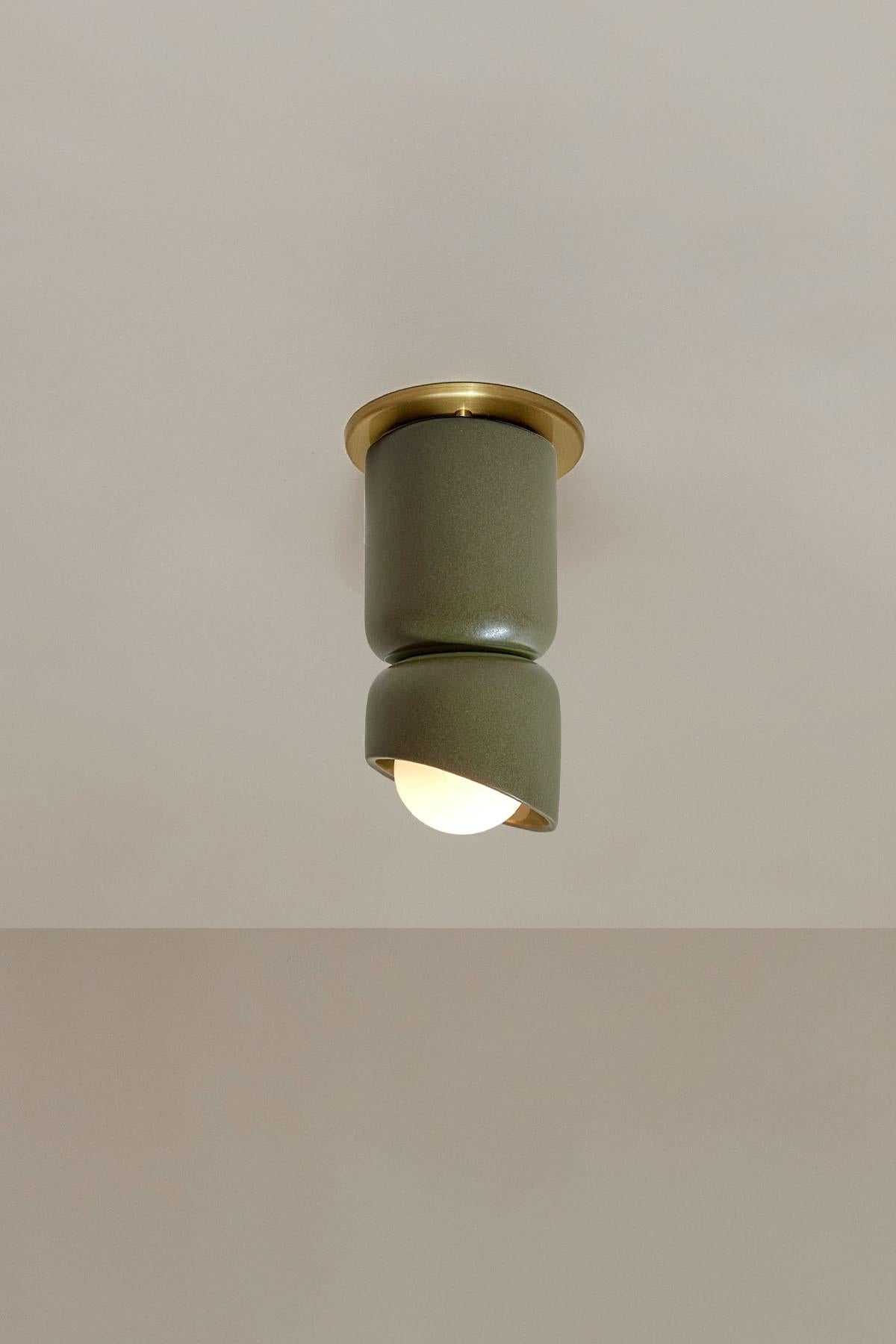 Plafonnier Terra 1,5, base mince en céramique, Marz Designs en vente 4