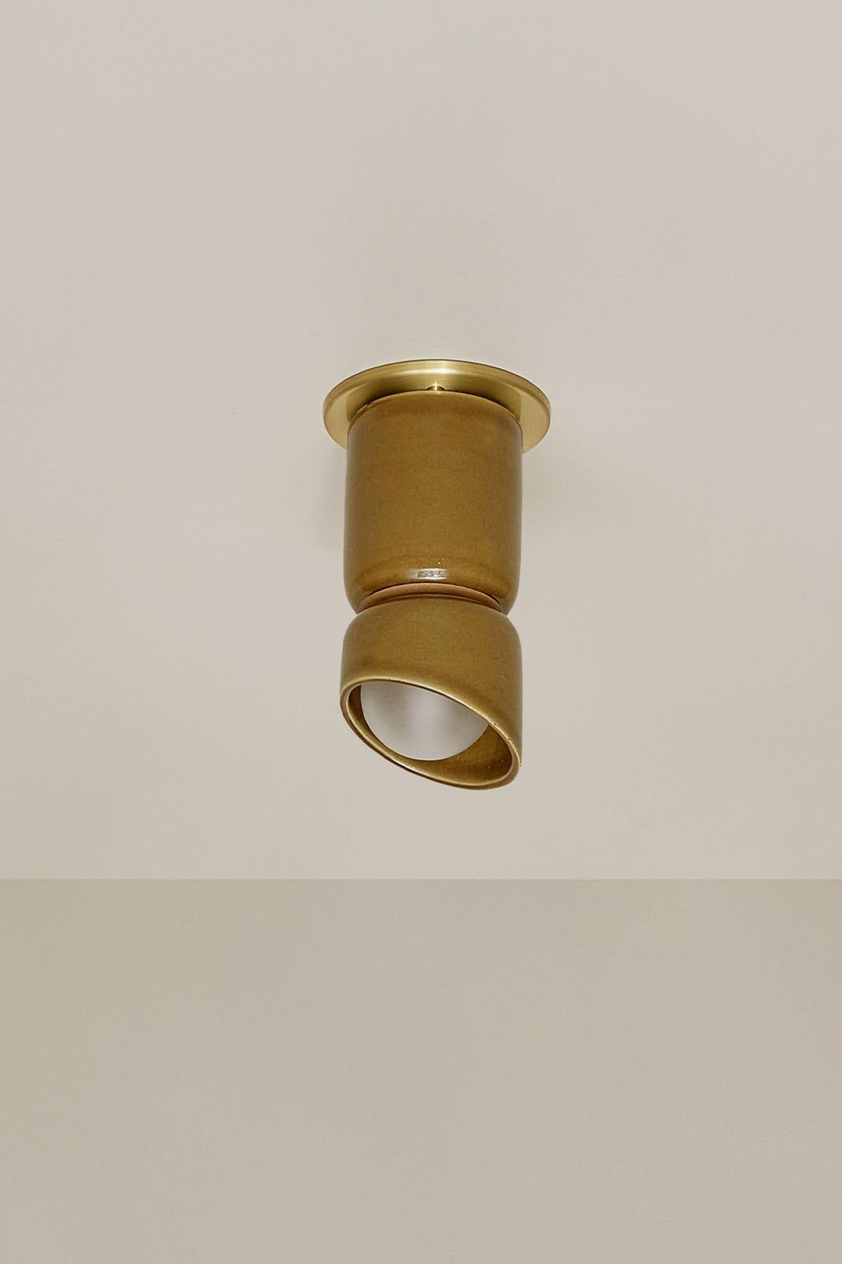 Plafonnier Terra 1,5, base mince en céramique, Marz Designs en vente 10