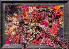 Earth Whispers, Conceptual Mixed Media on Canvas by Marzia Gugliotta