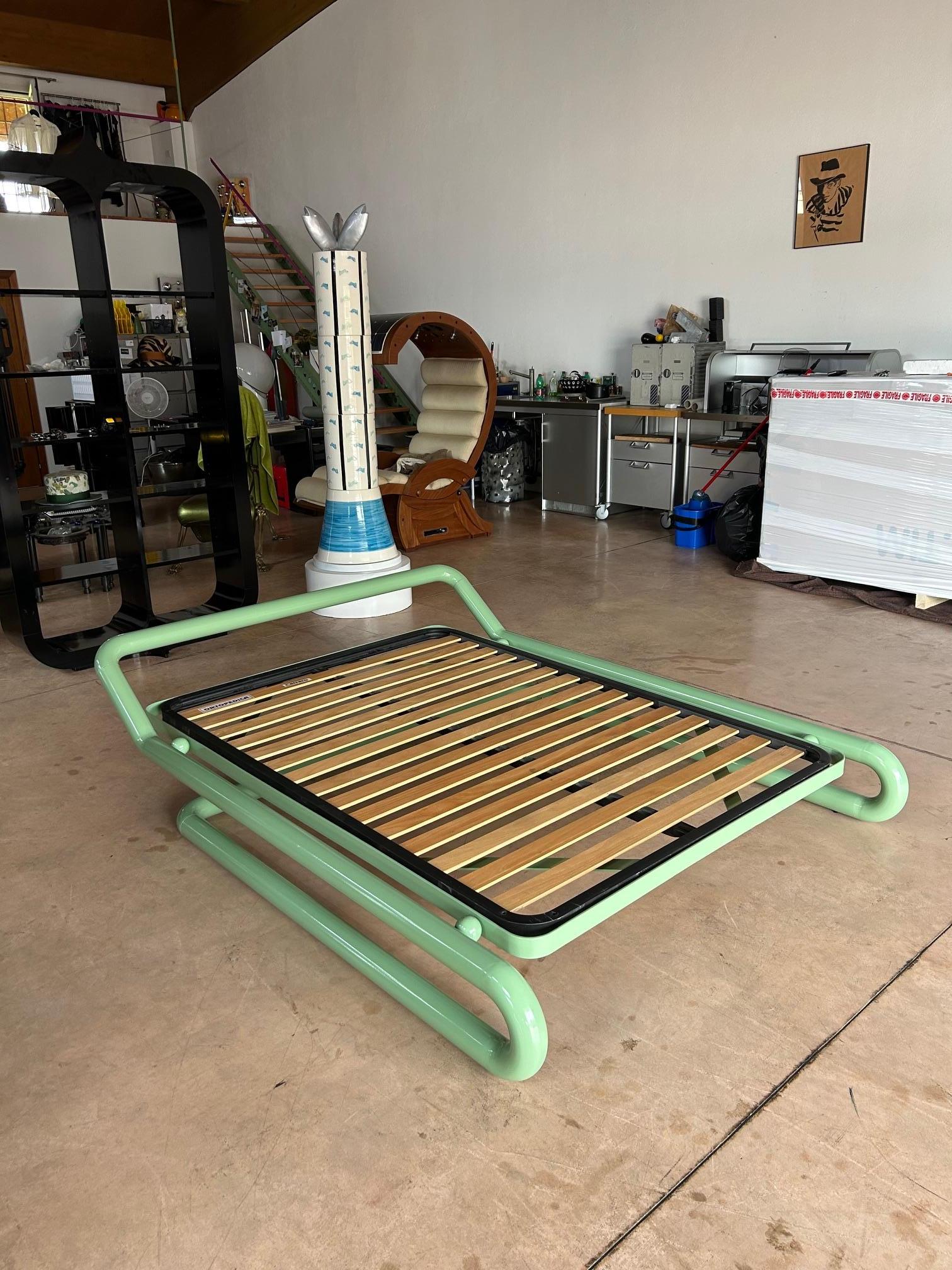 Mid-20th Century Marzio Cecchi cantilevered bed by Studio Most, Italy, 1960s For Sale