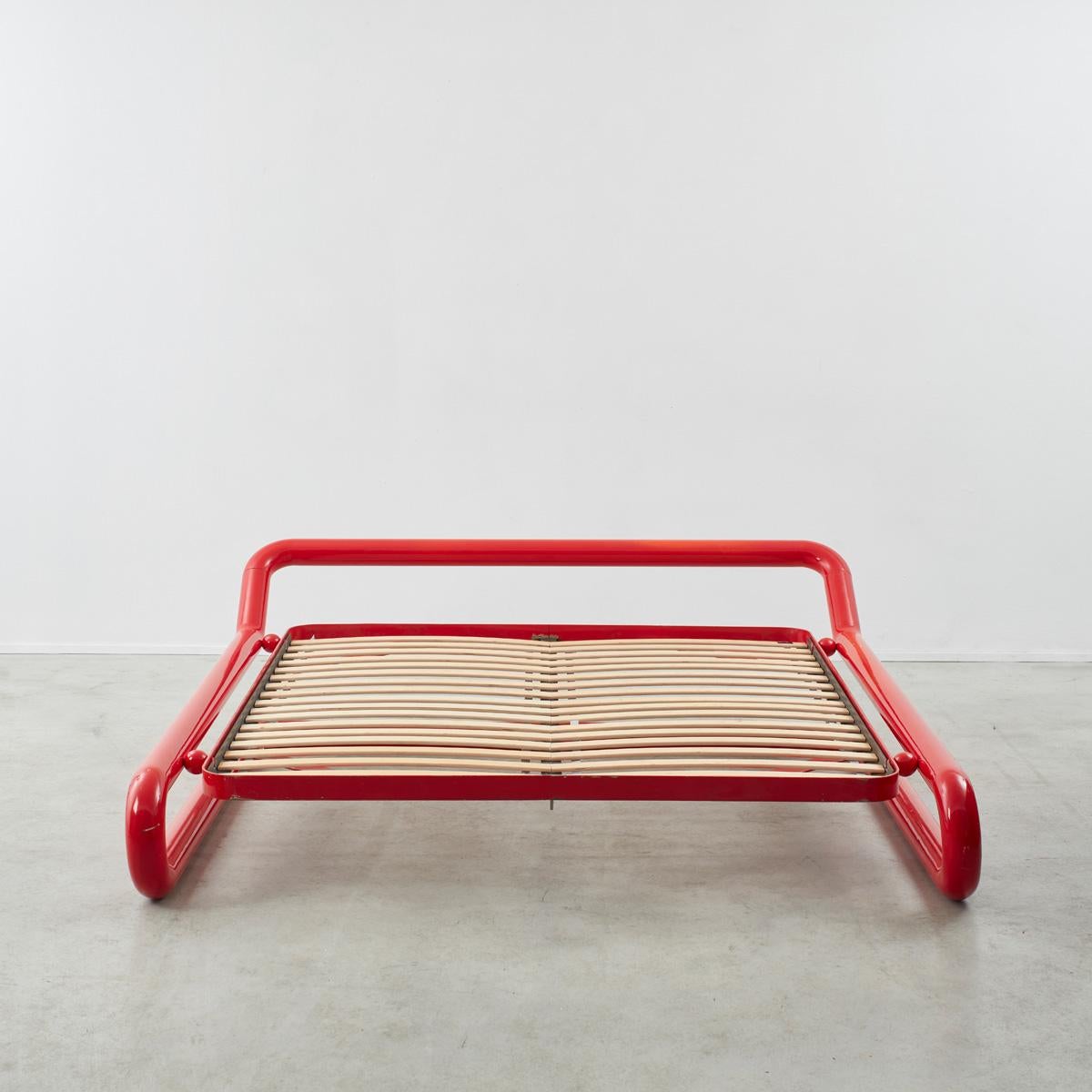Modern Marzio Cecchi cantilevered bed frame for Studio Most, Italy, 1960s