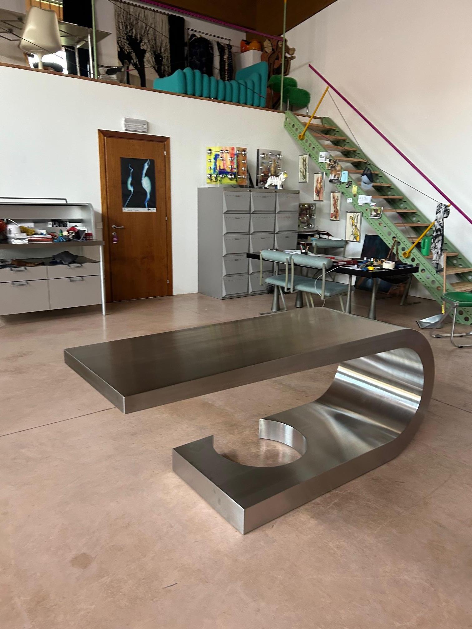 Mid-20th Century Marzio Cecchi Diapason Desk, Italy, 1968