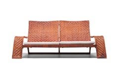 Marzio Cecchi Postmodern Leather Couch