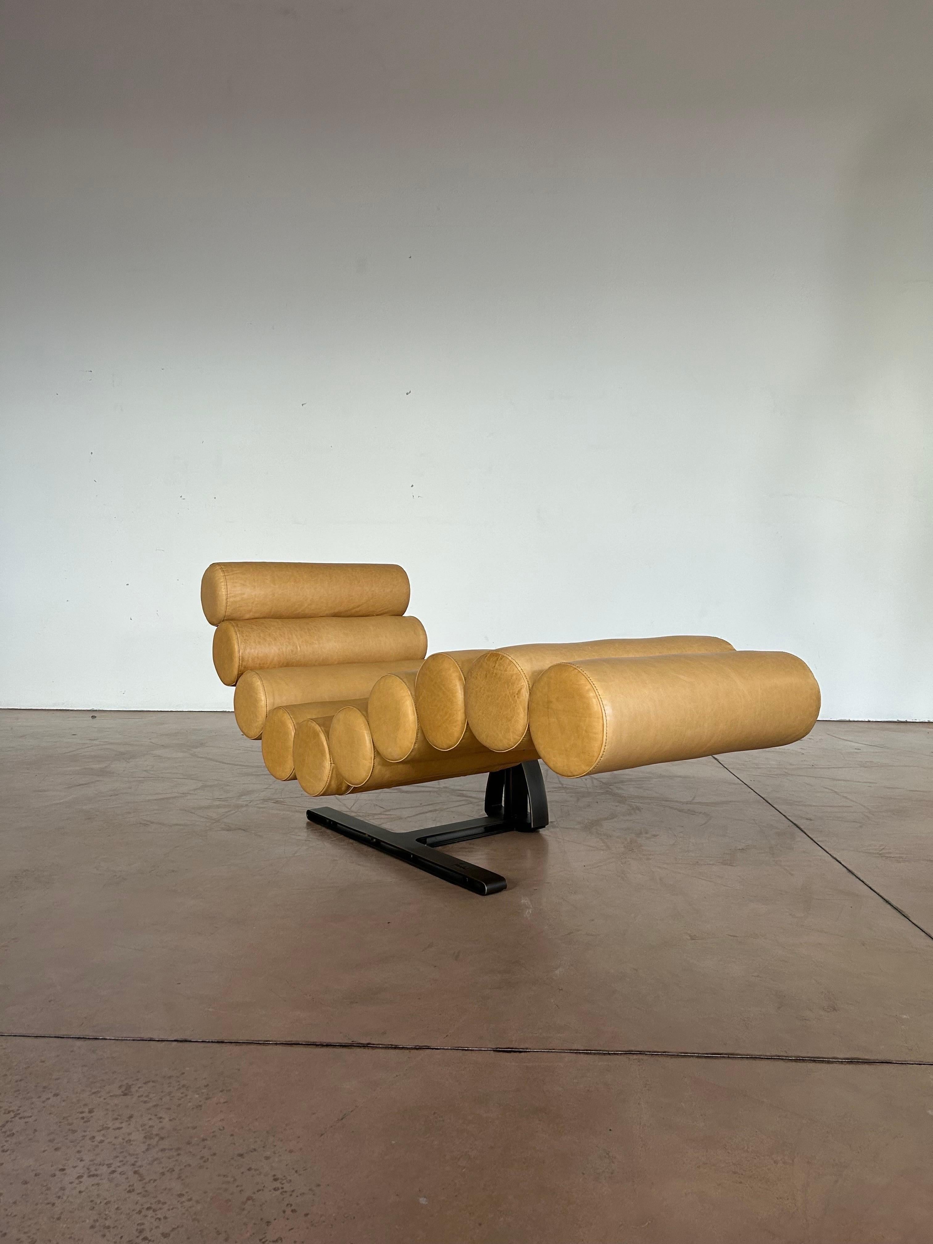 Marzio Cecchi Single Arm Rocking Chaise Lounge, 1975 For Sale 2