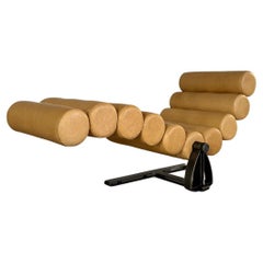 Retro Marzio Cecchi Single Arm Rocking Chaise Lounge, 1975