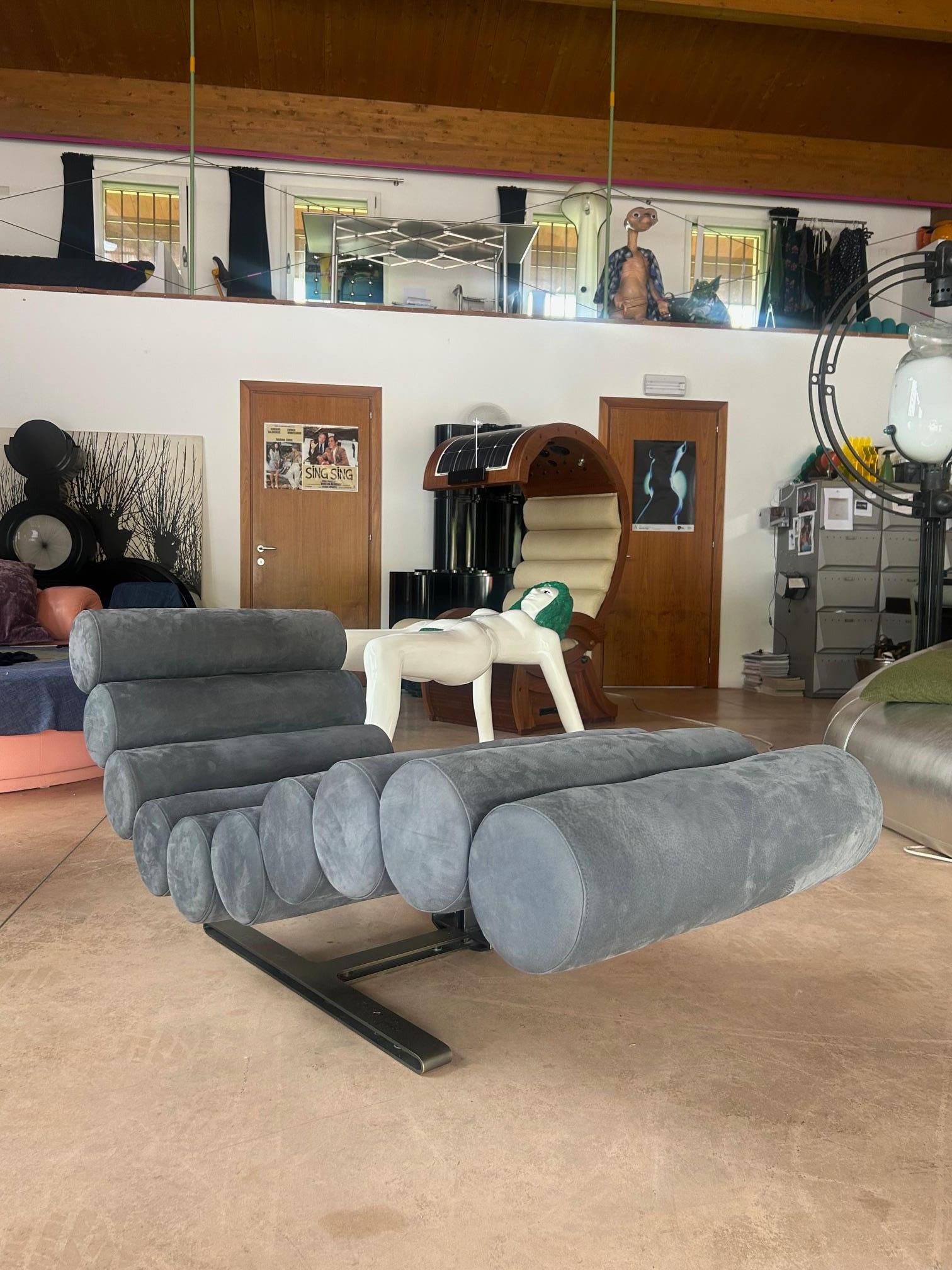 Chaise longue à bascule Marzio Cecchi, 1975 en vente 6