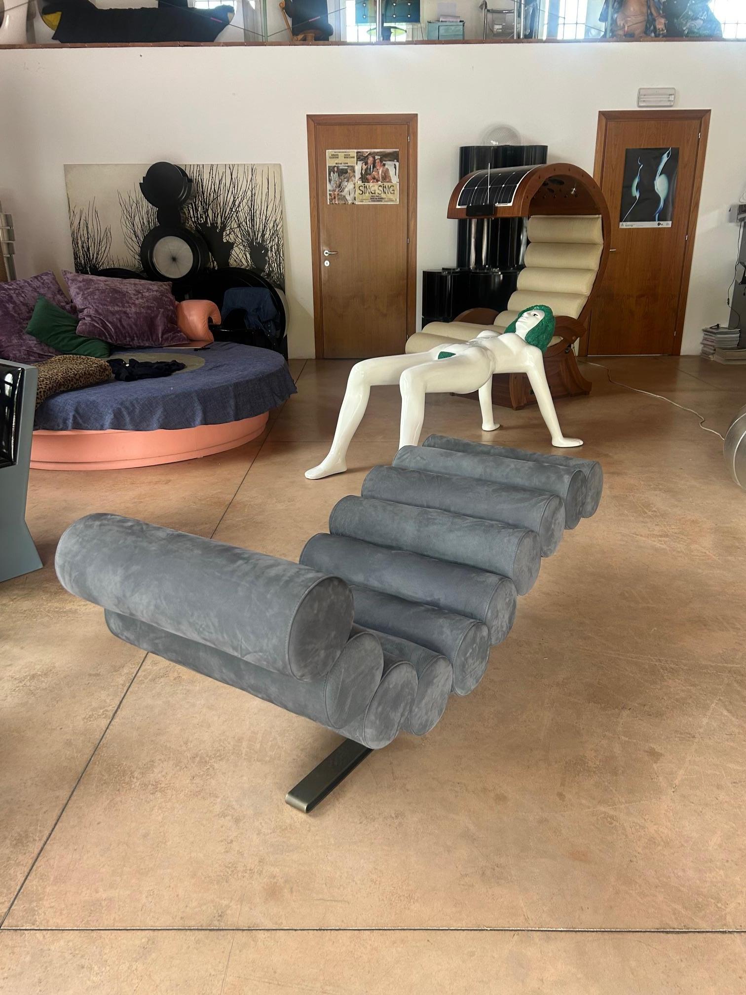 Chaise longue à bascule Marzio Cecchi, 1975 en vente 1