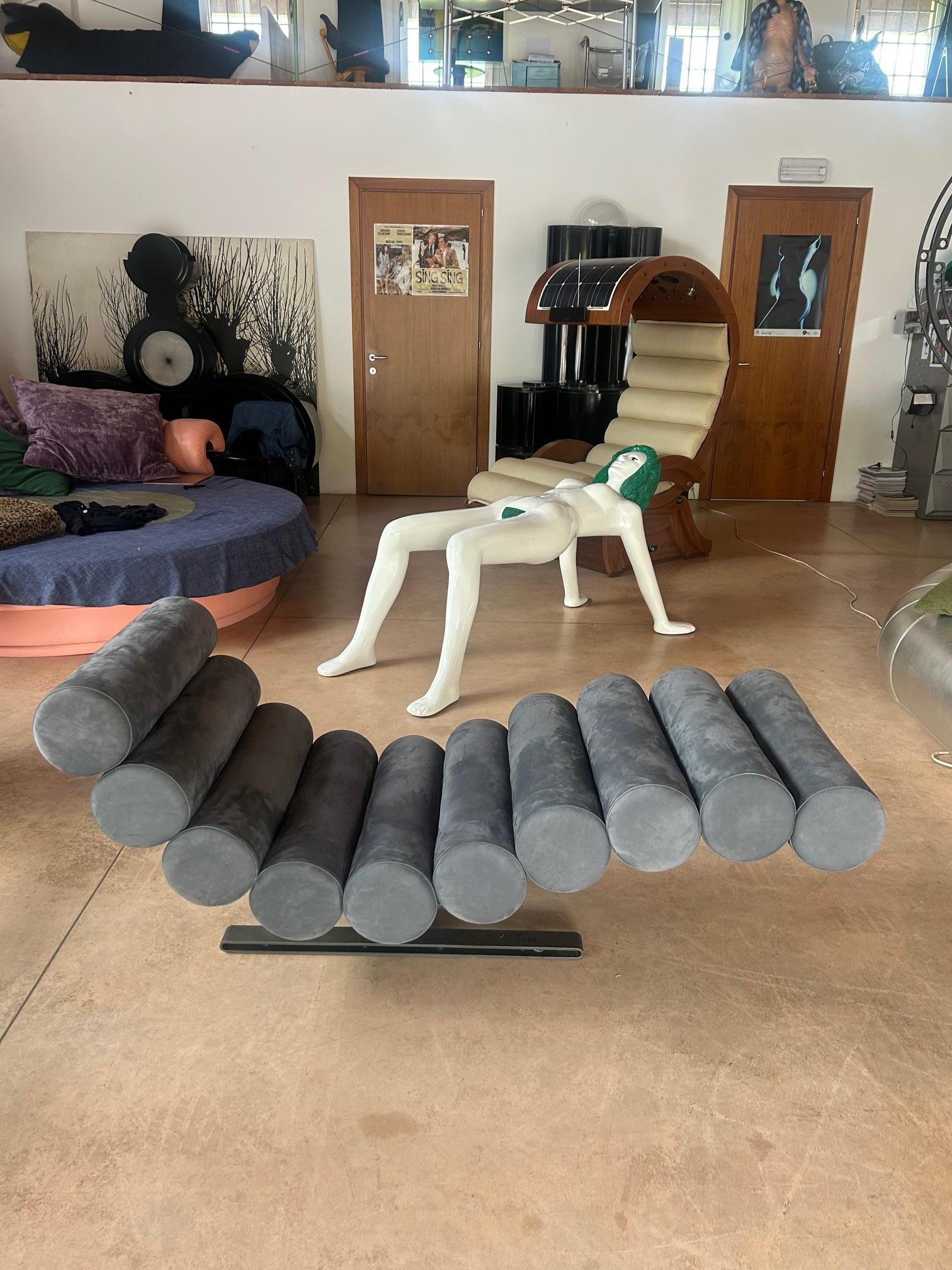 Chaise longue à bascule Marzio Cecchi, 1975 en vente 2